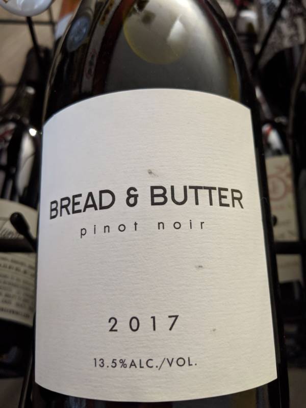 lot 9738 image: (7) 750mL Bread And Butter Pinot Noir 13.5Perc Alc By Vol, Retail 14.99Each