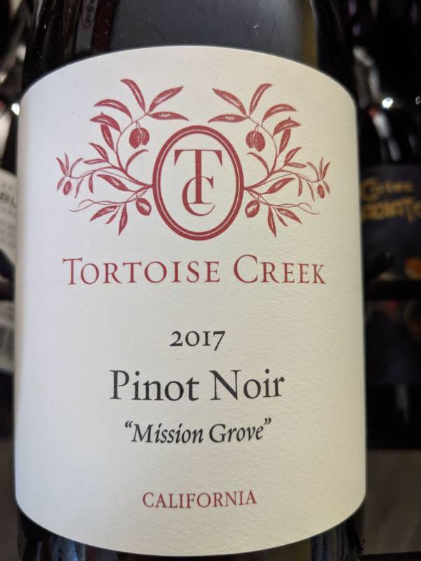 lot 9739 image: (10) Tortoise Creek Pinot Noir 13.5 Per Alc By Vol