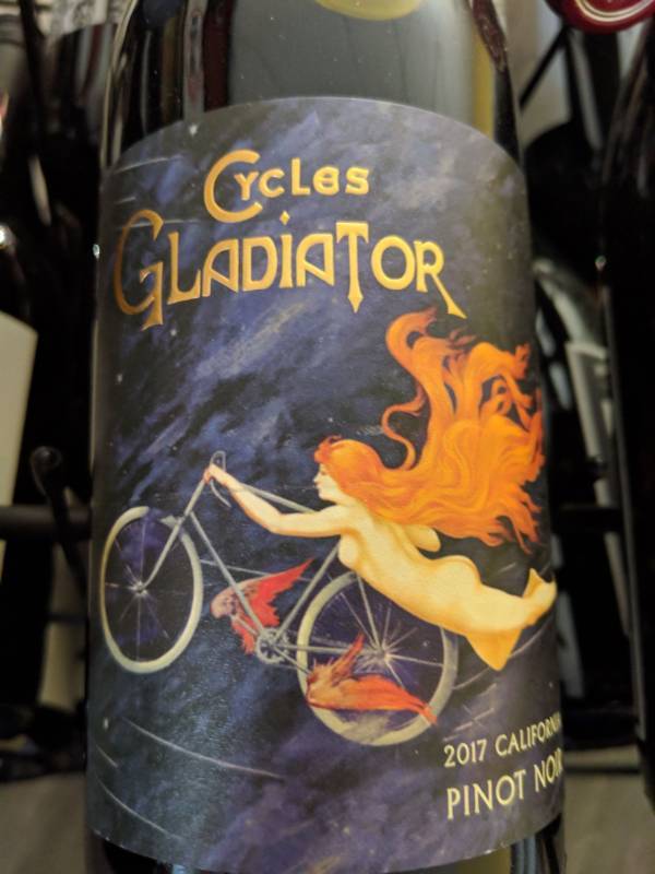 lot 9740 image: (10) Cycles Gladiator Pinot Noir 13.5Perc Alc By Vol