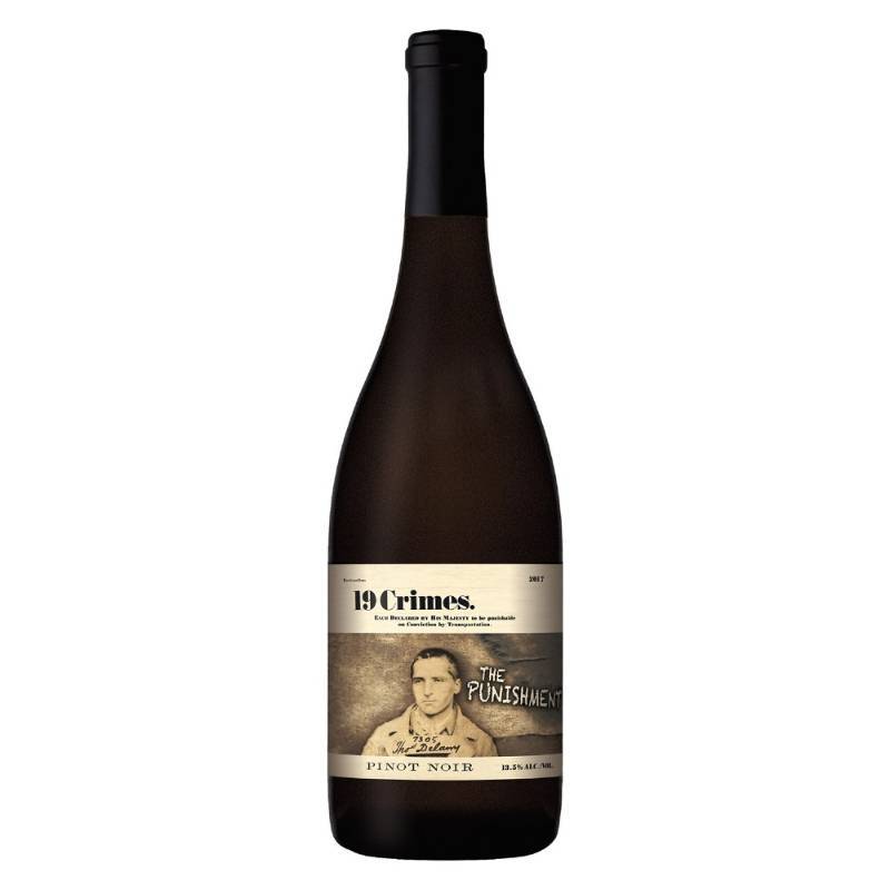 lot 9746 image: (3) 750mL 19 Crimes The Punishment Pinot Noir Red Wine 13.5Perc Alc By Vol