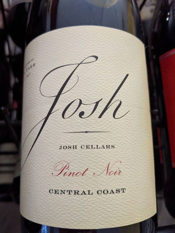 lot 9750 image: (10) Josh Cellars Pinot Noir 13.9Perc Alc By Vol, Retail 16.99 Each