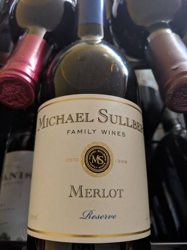 lot 9756 image: (5) 750mL Michael Sullberg Merlot 13.2 Perc Alc By Vol, Retail 10.99Each