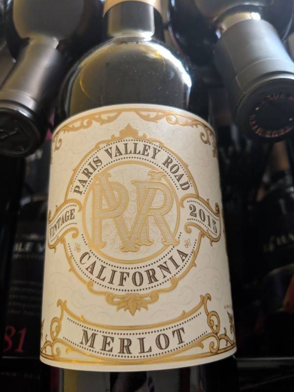 lot 9761 image: (2) 750mL Merlot (1) Paris Valley Road Merlot 14.9Perc Alc By Vol, (1) Alias Merlot 13.7Perc Alc By Vol