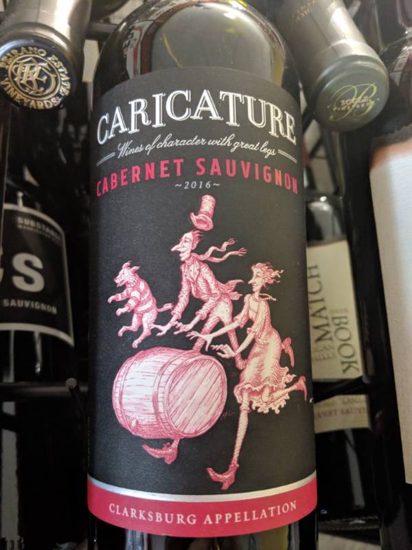 lot 9780 image: (9) 750mL 2016 Caricature Cabernet Sauvignon 14.3 Perc Alc By Vol Retail 11.99 Each