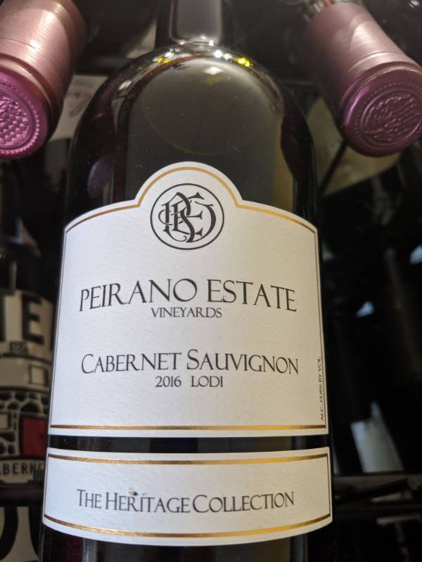 lot 9787 image: (3) 750mL 2016 Peirano Estate Cabernet Sauvignon 13 Perc Alc By Vol, Retail 12.99 Each