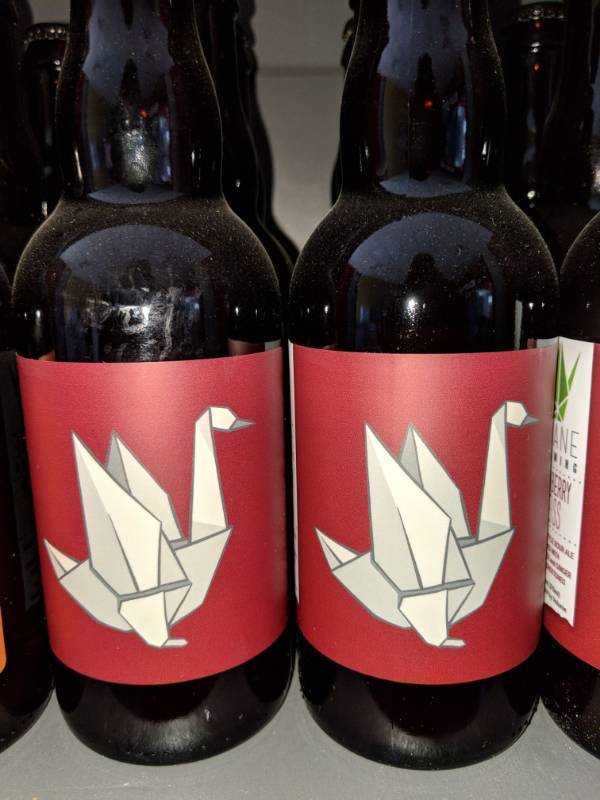 lot 9810 image: (15) 12.7Fl Oz Crane Brewing Cranberry Weis Berliner-Style Sour Ale Brewed With Cranberries And Ginger 4.5Perc Alc By Vol