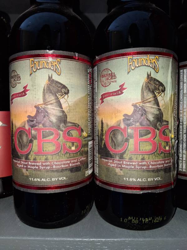 lot 9811 image: (7) 750mL Founders Cbs Imperial Stout 11.6Perc Alc By Vol