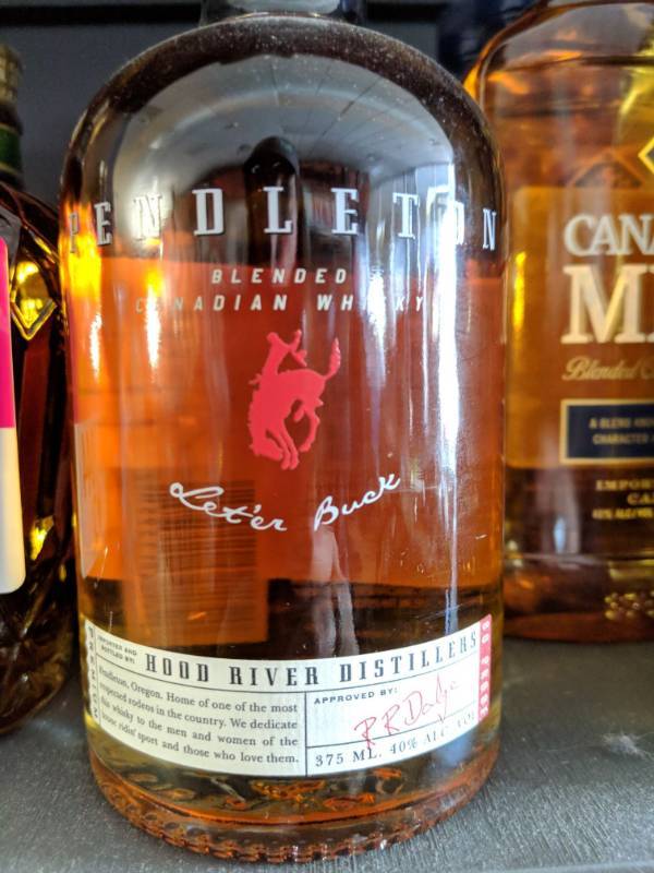 lot 9845 image: (2) 375mL Pendleton Canadian Whisky 40 Perc Alc By Vol