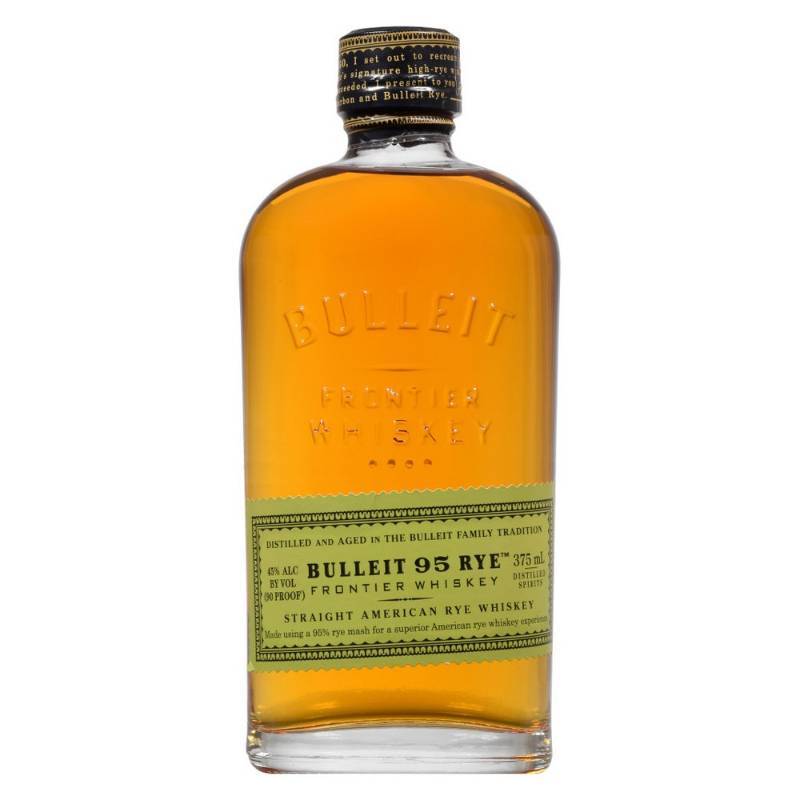 lot 9847 image: (2) 375mL BULLEIT RYE Frontier Whiskey 45Perc Alc By Vol