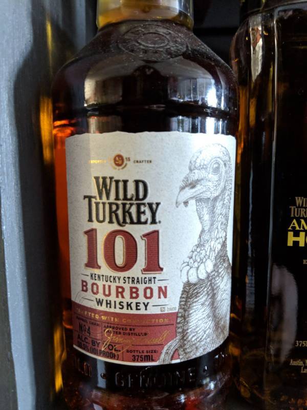 lot 9862 image: (2) 375mL Wild Turkey 101 Kentucky Straight Bourbon Whiskey 50.5 Perc Alc By Vol