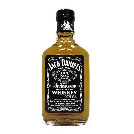 lot 9865 image: (3) 375mL Jack Daniels Black Whiskey 40 Perc Alc By Vol