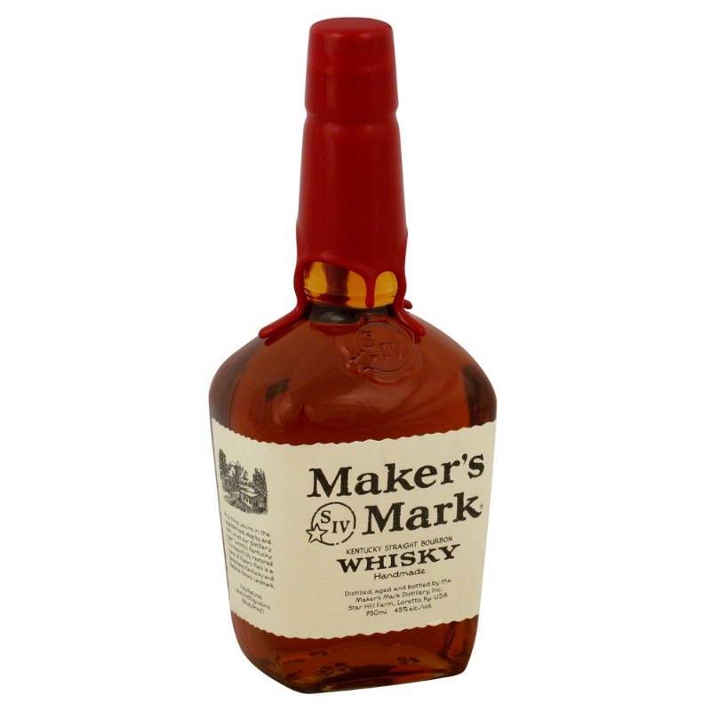 lot 9937 image: (1) 750mL Makers Mark Bourbon Whisky 45 Perc By Vol