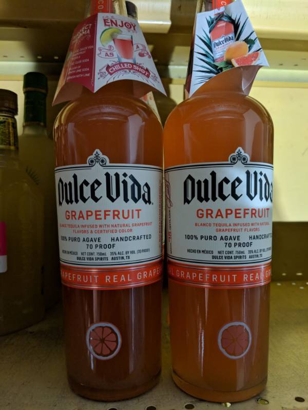 lot 9951 image: (2) 759mL Dulce Vida Grapefruit Blanco Tequila 35 Perc Alc By Vol