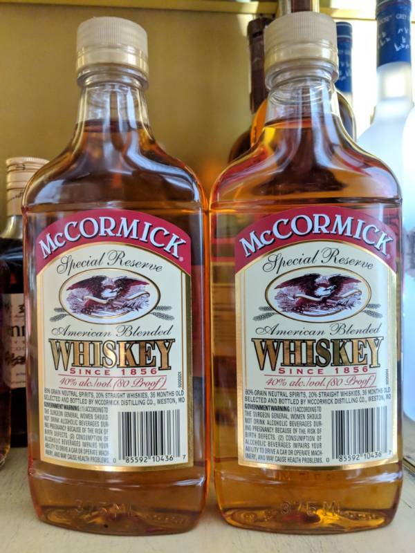 lot 9967 image: (5) 375ml McCormick Special Reserve Whiskey 40 Perc Alc By Vol