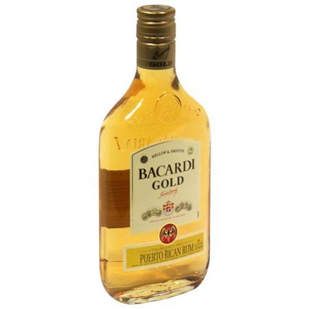 lot 9992 image: (5) 375mL Bacardi Gold Rum 40Perc Alc By Vol