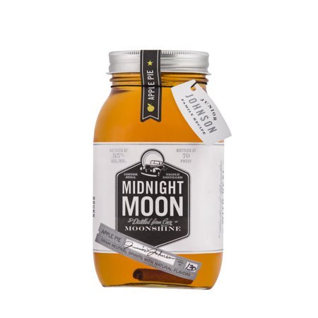 lot 9998 image: (4) 750mL Midnight Moon - Apple Pie 35 Perc Alc By Vol