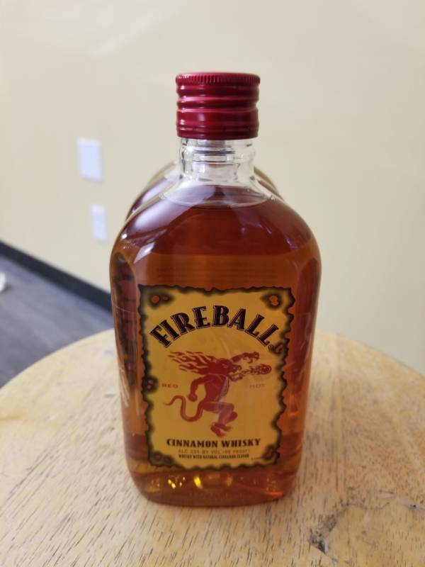 lot 9877 image: (3) Fireball Cinnamon Whisky 375mL