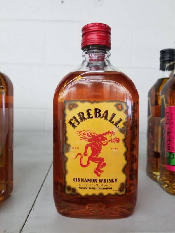 lot 9879 image: (3) Fireball Cinnamon Whiskey 375ML