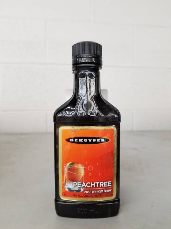 lot 9886 image: (3) Peachtree Peach Schnapps 200ML