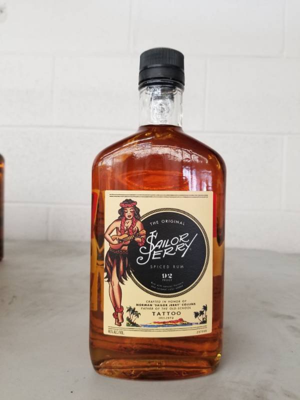 lot 9892 image: (3) Sailor Jerry Spiced Rum 375ML