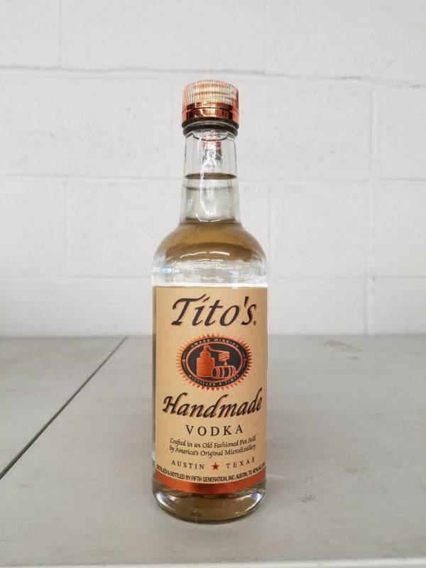 lot 9902 image: (4) Titos Handmade Vodka 375ML