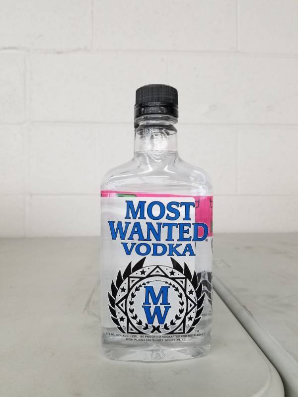 lot 9909 image: (7) Most Wanted Vodka 375ML