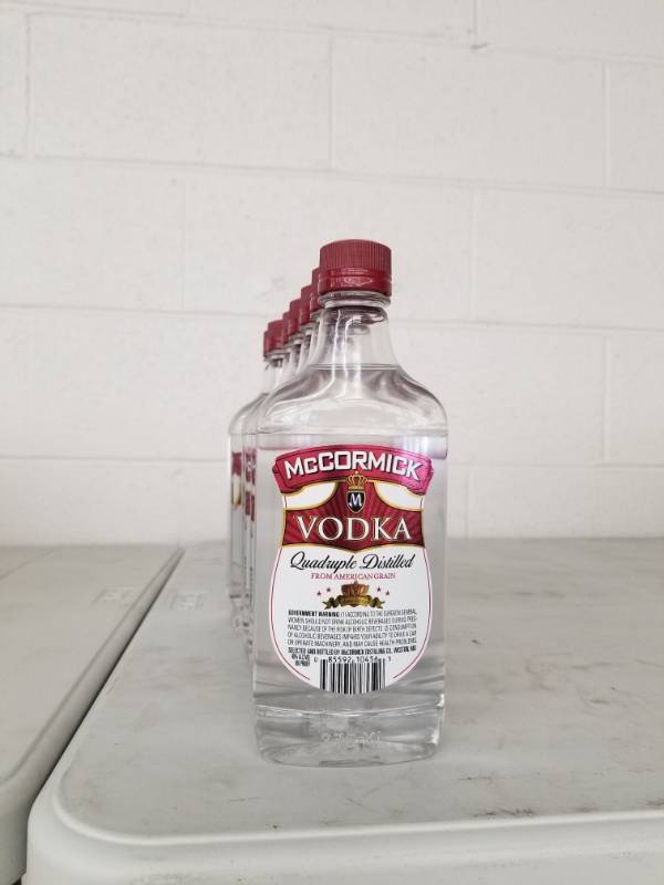 lot 9911 image: (7) McCormick Vodka 375ML