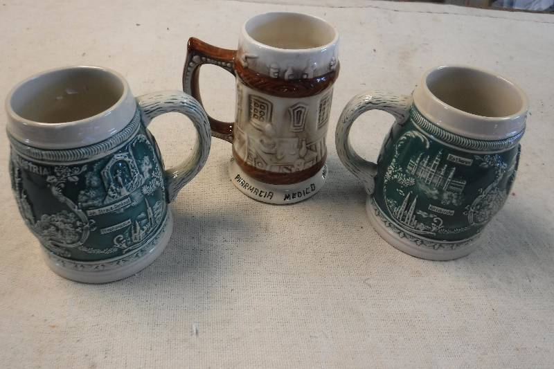 lot 12249 image: World market beer steins
