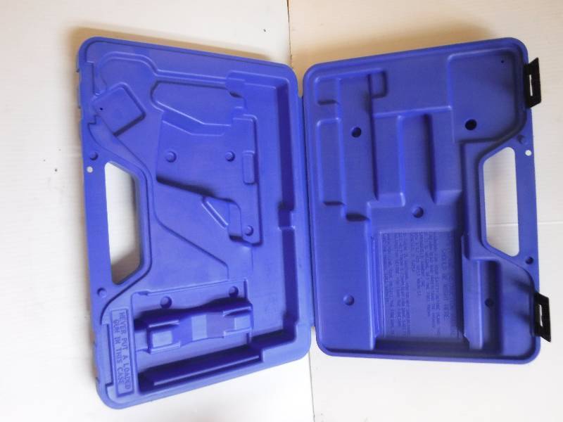lot 10113 image: Blue plastic Springfield Armory hand gun case