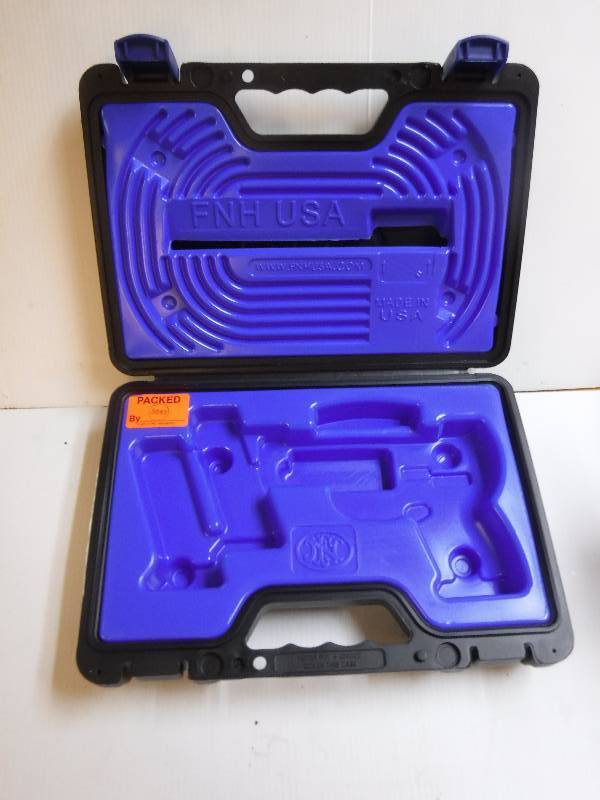 lot 10114 image: FNH plastic Hand gun case