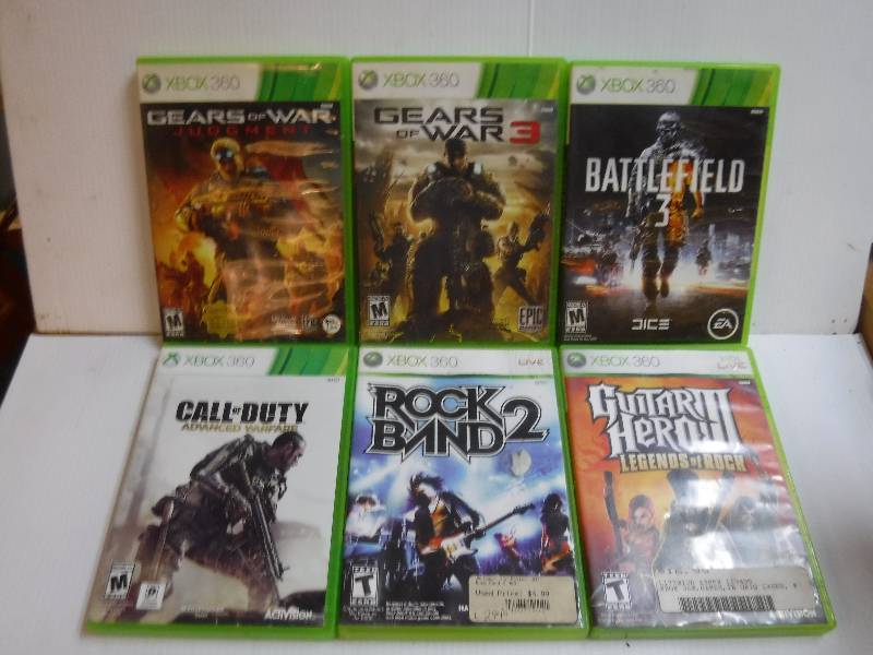 lot 10124 image: Xbox 360 game lot