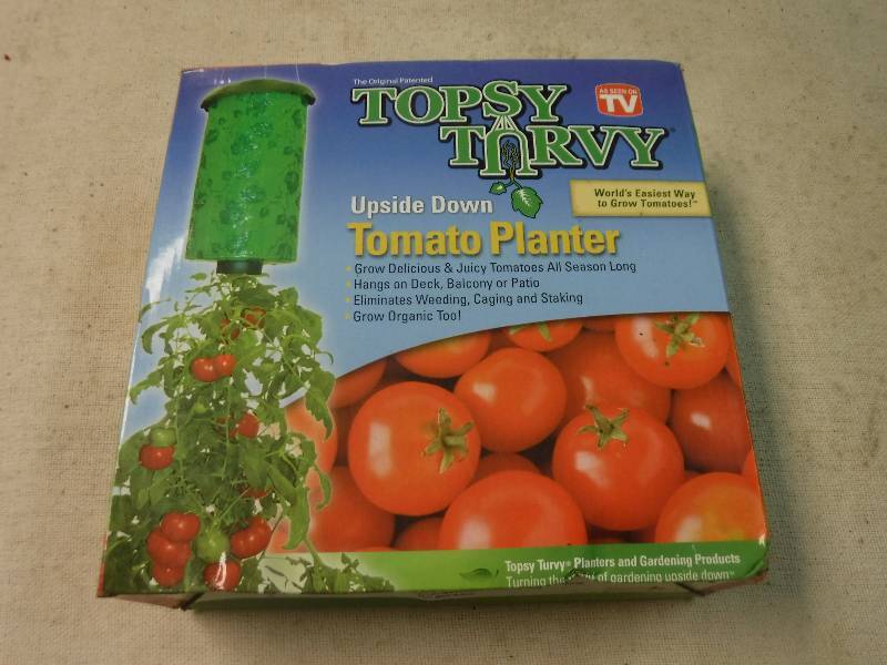 New In Box Topsy Turvy Tomato Planter Bag Estore Estate Auction