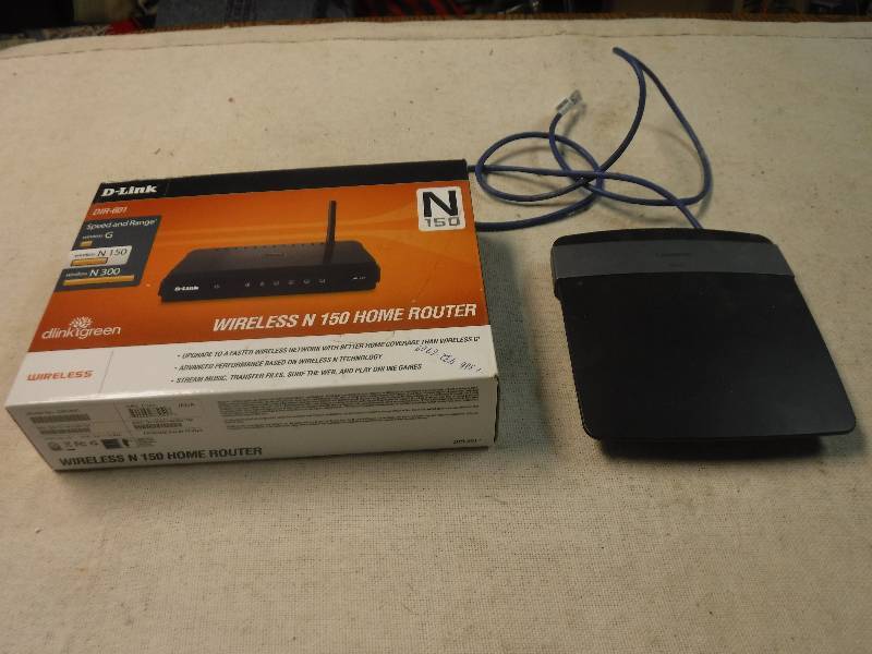 lot 12245 image: Linxy  and d link routers