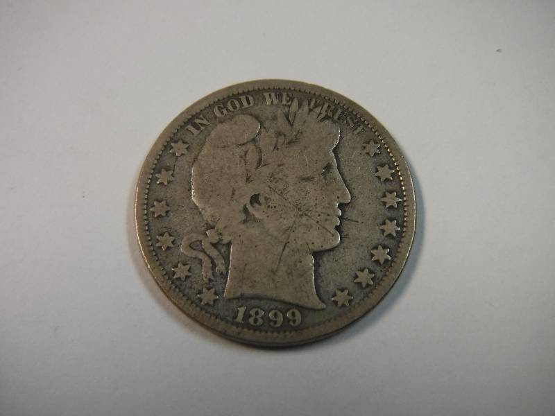 lot 9861 image: Barber Half Dollar 1899