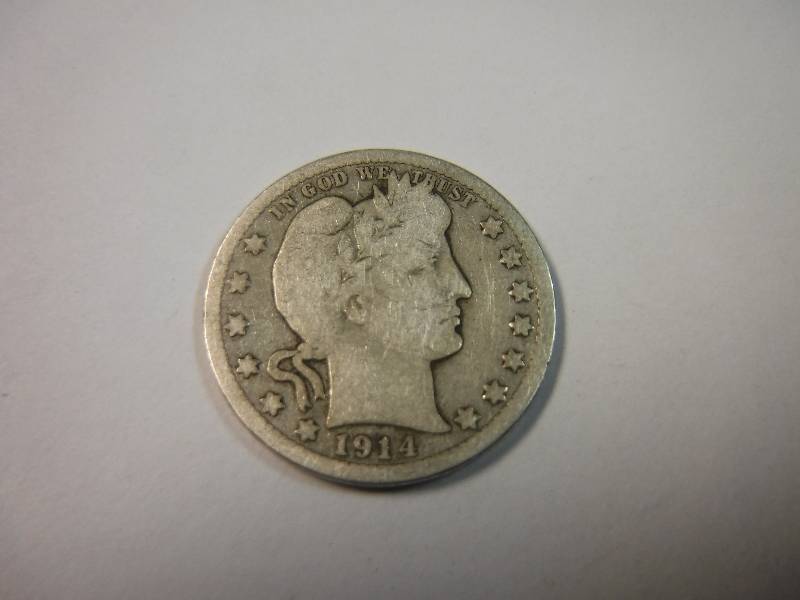 lot 9863 image: Barber Quarter 1911-D