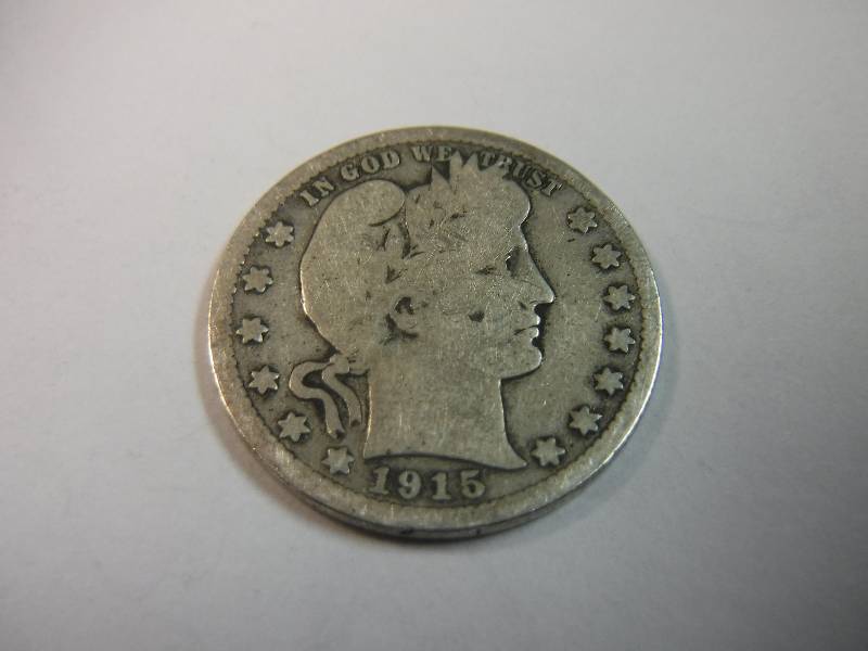 lot 9864 image: Barber Quarter 1915