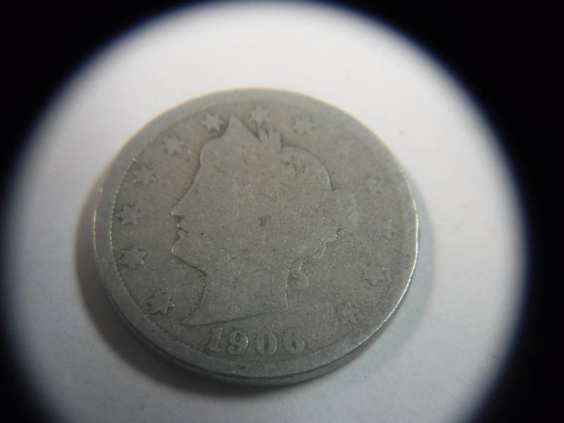 lot 9866 image: Liberty Head V Nickel 1906