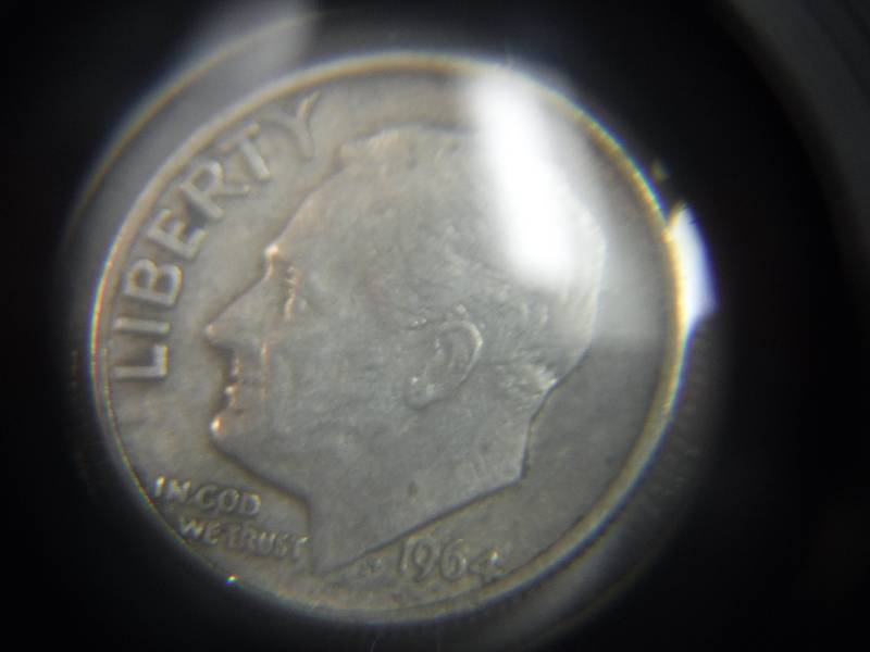 lot 9872 image: Roosevelt Dime 1964-D