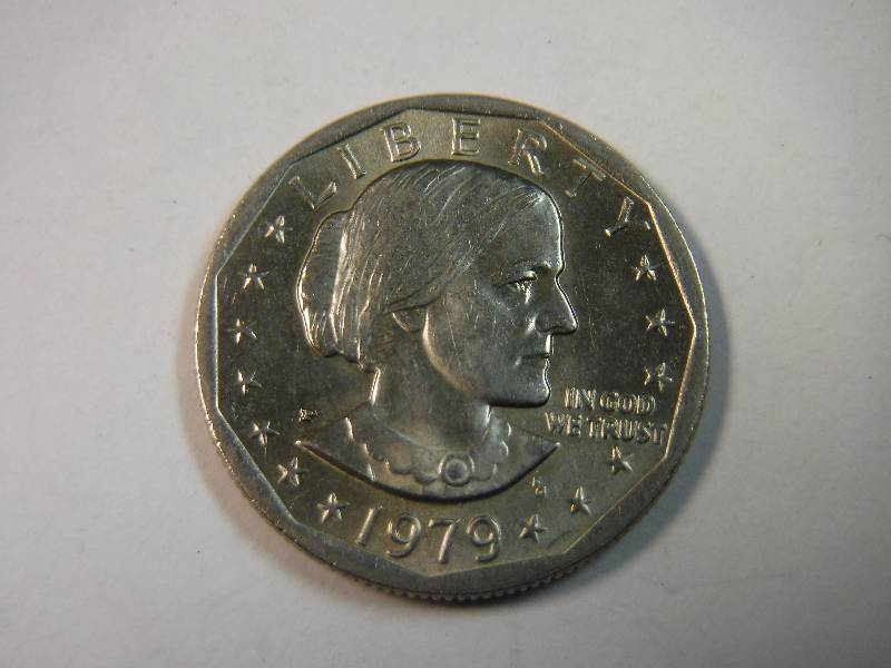 lot 9875 image: Susan B Anthony Dollar 1979-P Wide Rim Near Date