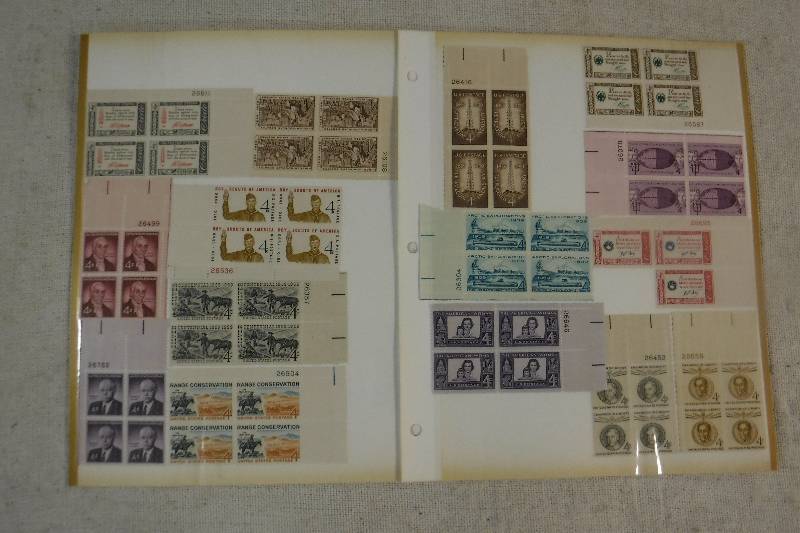 lot 9882 image: Two Pages of Stamps Front and Back #3