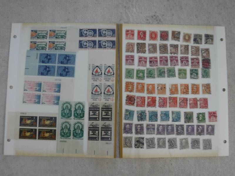 lot 9883 image: Two Pages of Stamps Front and Back #4