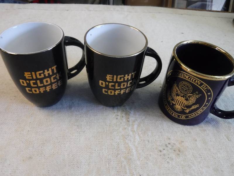 lot 12266 image: Lot of 3 Coffee Mugs