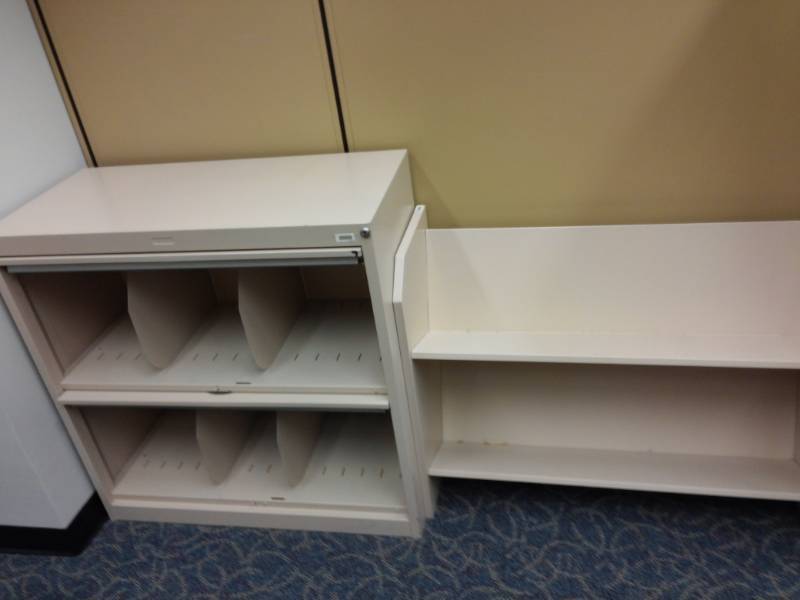 lot 9478 image: Lateral Filing Cabinet and Shelf