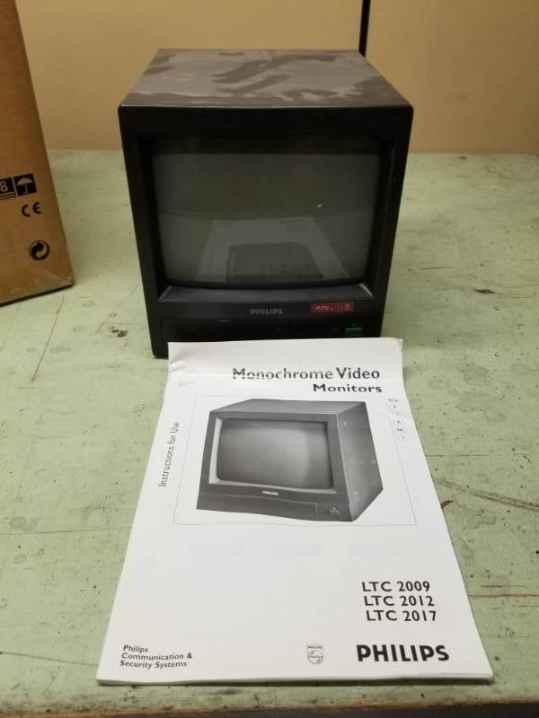 lot 8025 image: Philips Video Monitor Model LTC 200961