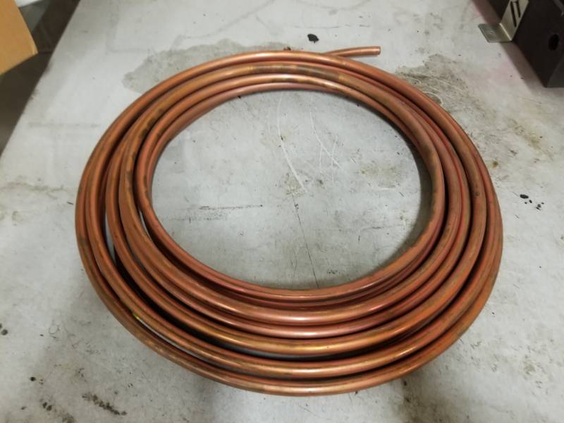lot 8003 image: Coil of Copper Tubing