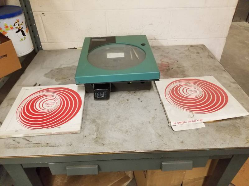 lot 8004 image: Honeywell Model DR4502 Circular Chart Recorder