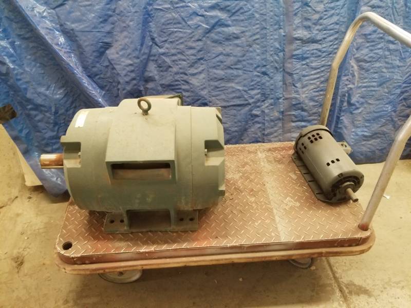 lot 8005 image: Reliance Electric 3 phase A-C Motor Modle P32G0051G