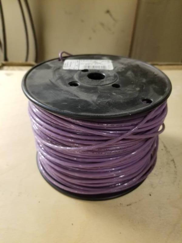 lot 8085 image: Spool of 12 AWG Str Thhn or Thwn Purple Wire