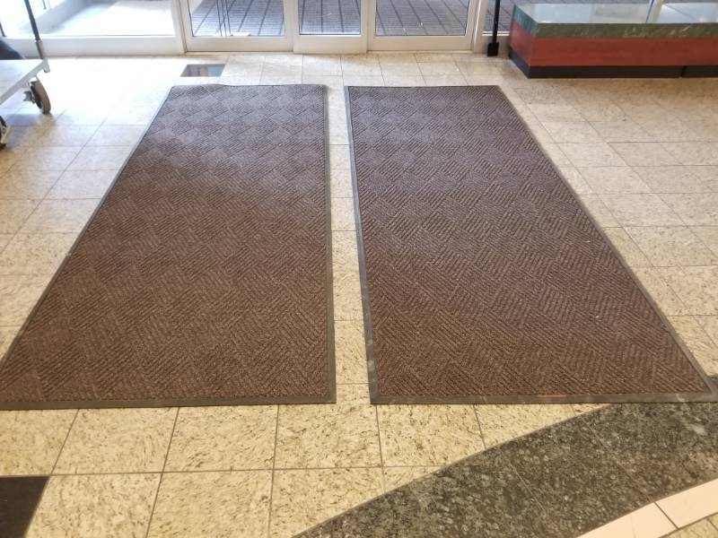 lot 9814 image: Two Commercial Floor Mats 10x4