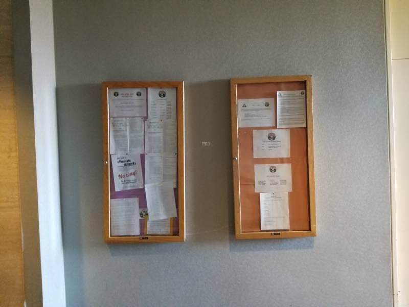 lot 9838 image: Two Wall Mount Display Boards